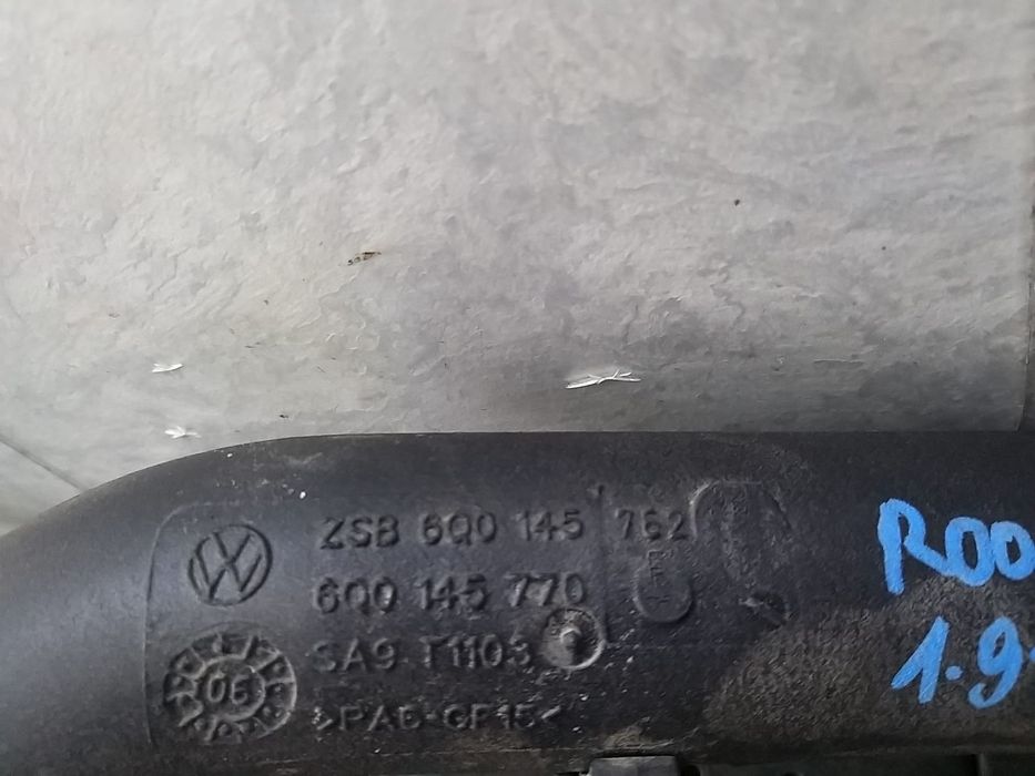 Furtun tub intercooler 1.9 tdi skoda roomster 5j 6q0145762 6q0145770