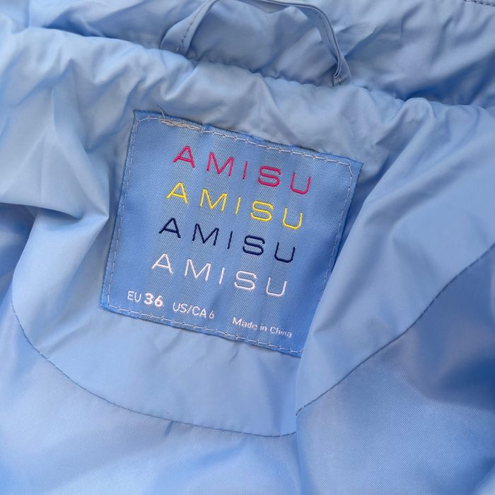 Късо светло синьо кроп яке Asos