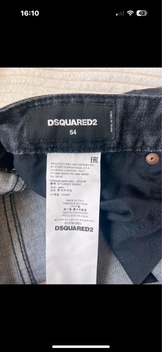 Jeans DSQUARED2 negri barbati