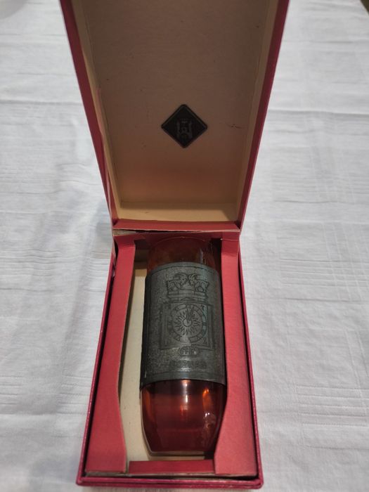 Стъклена чаша с метален обков гр.Познан  Полша