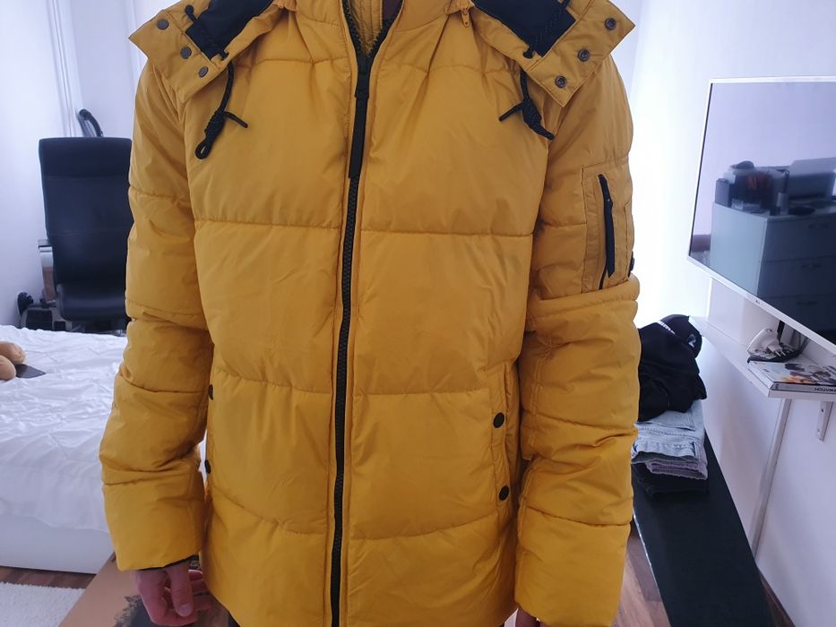 Tom Tailor - Неромокаемо зимно яке, Жълт, XXL