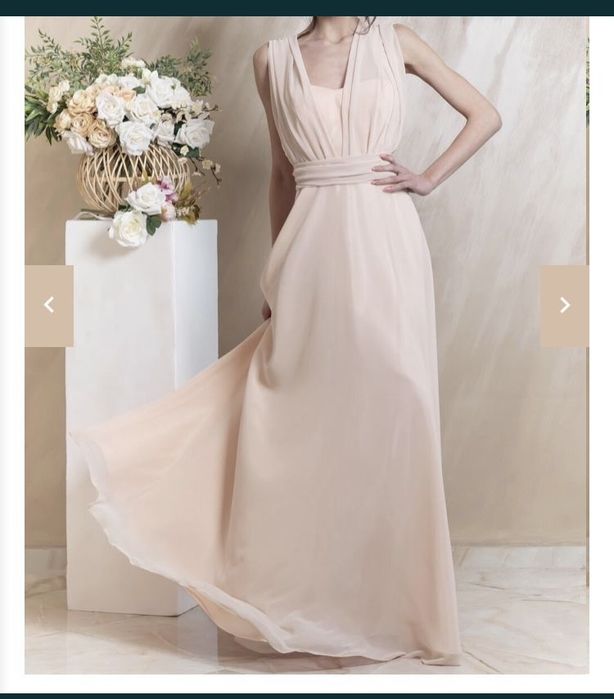 Официална рокли (пепел от рози)