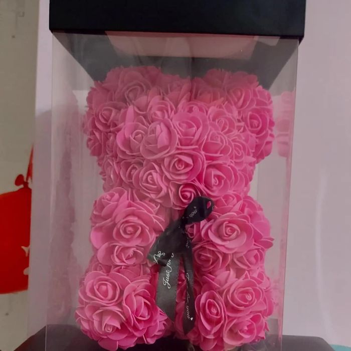 Мече и зайче от рози