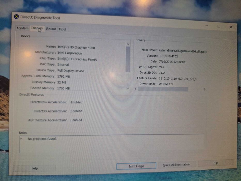 Laptop Dell Latitude E5530 i7 quad core ssd 240 gb ram 8 gb