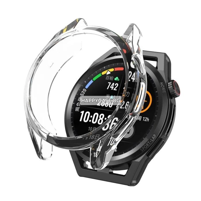 Huawei Watch GT Runner 2 / GT Runner / 360° Мек силиконов кейс с протектор за екран