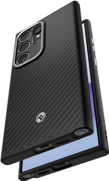 Husa Samsung Galaxy S24 Ultra - Spigen Enzo Aramid - Matte Blac