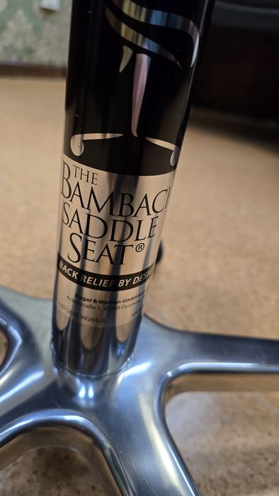 Стул-седло Bambach кожаное