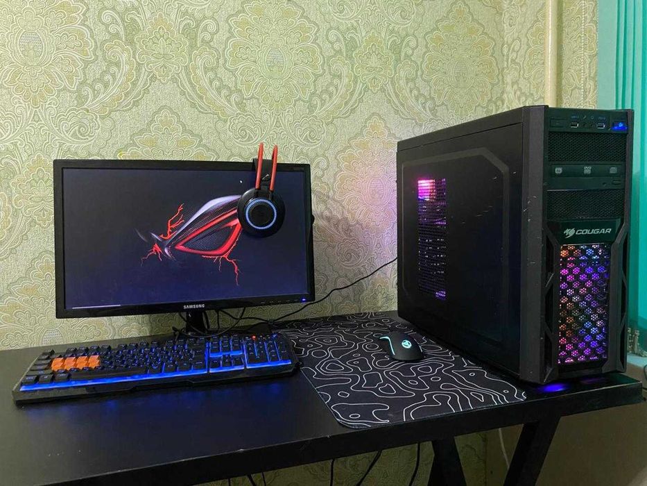 Игровой компьютер | i7-3770 / 16G / RX 580 8GB / SSD / Монитор 22 Дюйм