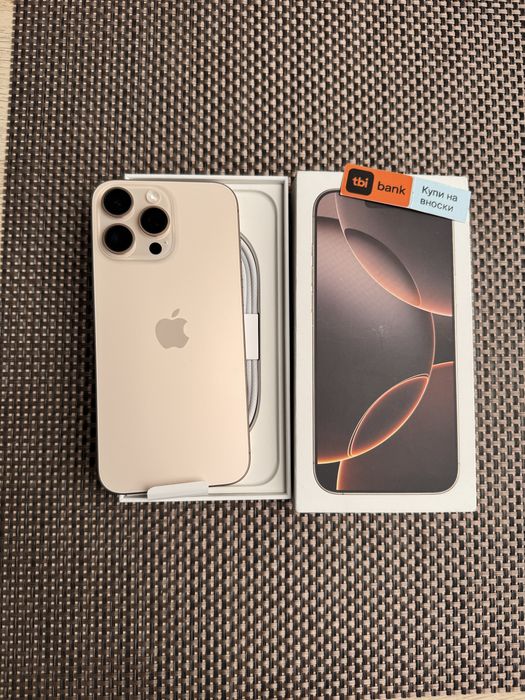 НОВ! 256•iPhone 16 Pro max*ЛИЗИНГ 80лв/м айфон 16 про макс 256