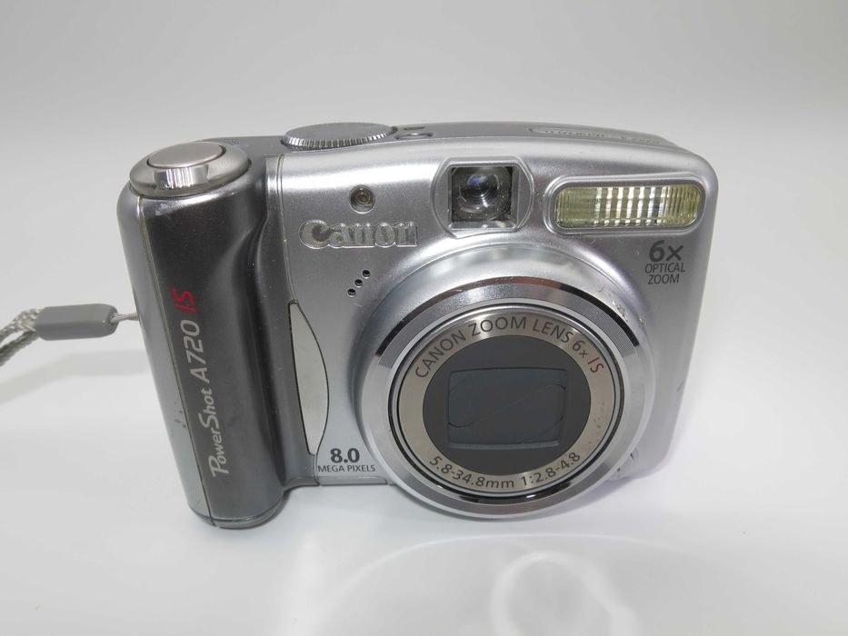 Canon PowerShot A720 компактен цифров фотоапарат, дигитална камера, в отлично състояние, тествана и работи перфектно с оригинална кутия и карта памет