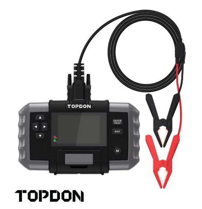 Тестер за акумулатори BT600, 12V 24V с вграден термопринтер