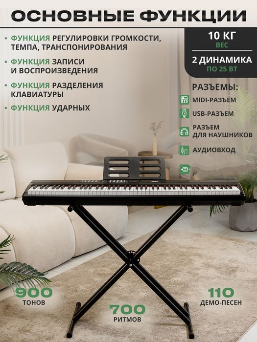 Электронное пианино синтезатор