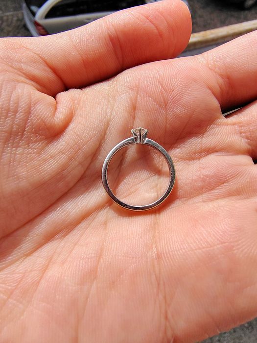 Годежен пръстен Virtuosa – естествен диамант 0.15 ct