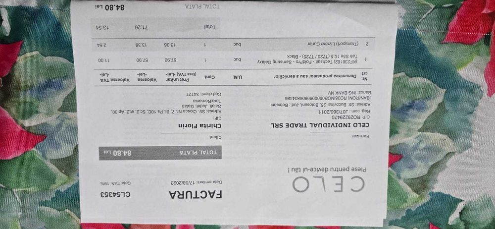 Vand Husa  Universala  pentru tablete android 40 lei