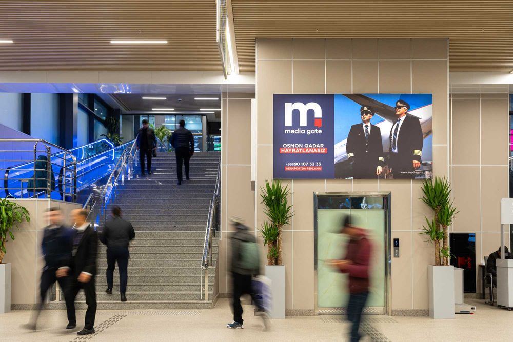 Реклама в аэропортах Ташкента | Узбекситана | REKLAMA AYRAPORT | RA-1