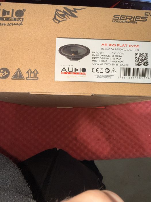 Audio System 165mm Flat Evo2 Mid-Woofer