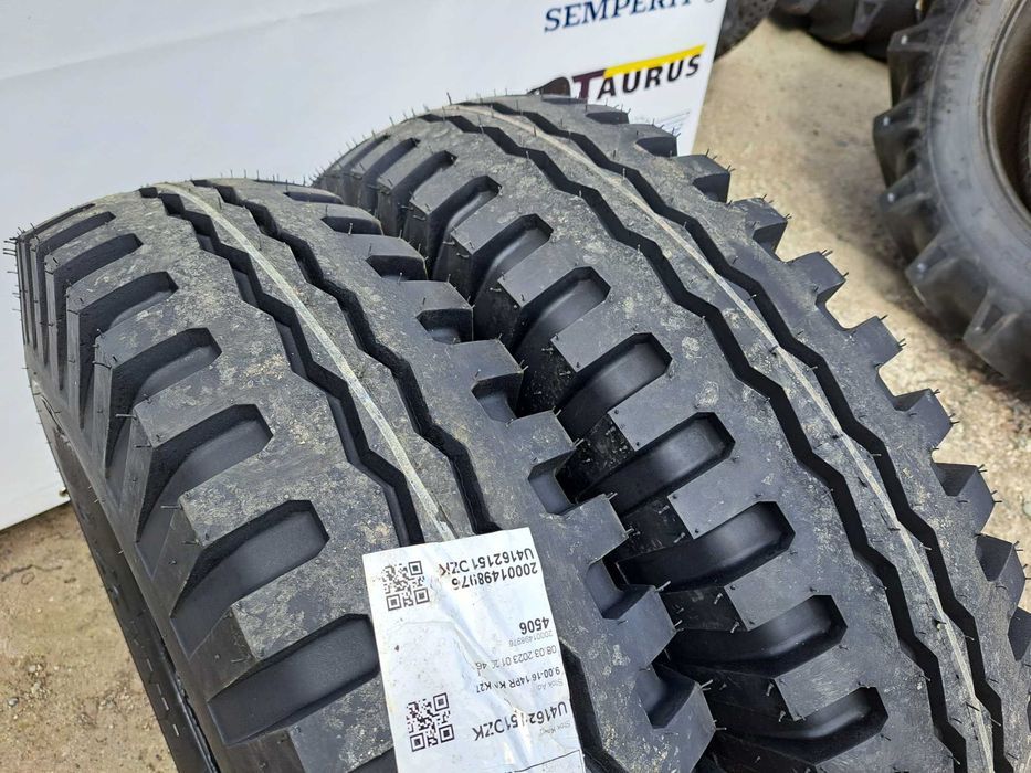 Anvelope noi marca OZKA 9.00-16 cu 14 pliuri cauciucuri REMORCA