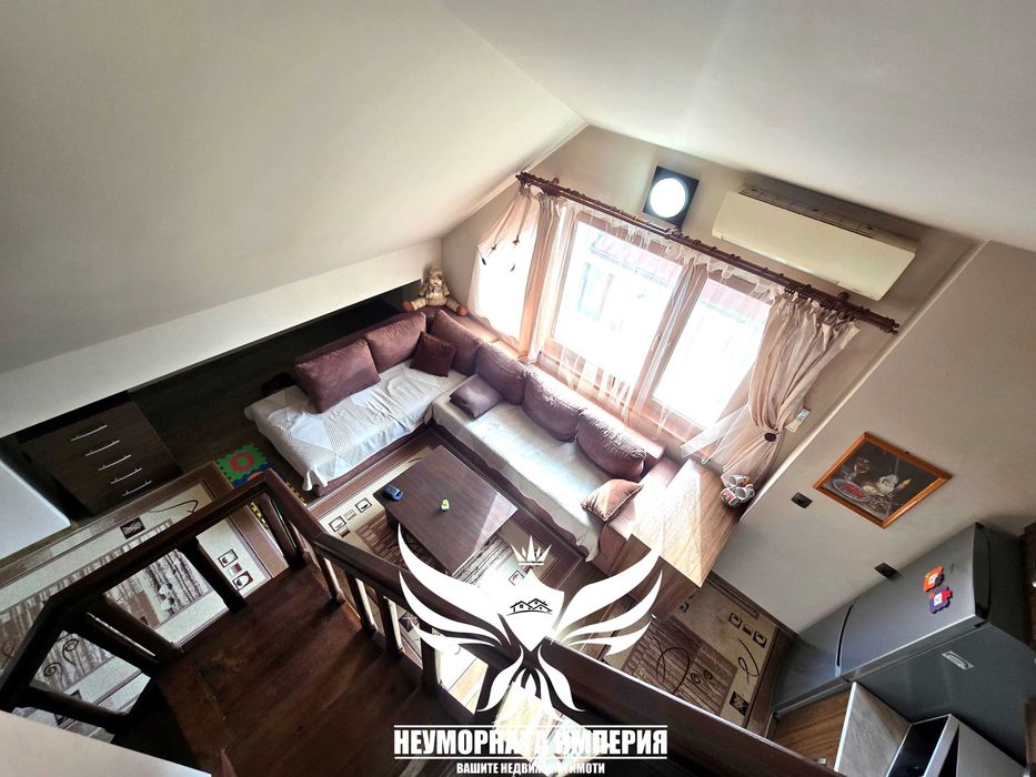 Под наем двустаен апартамент - двуетажен с площ от 63кв.м. на 4 етаж в гр.Асеновград кв.Стадиона