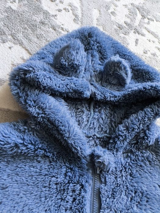 Тонкий плюшевый комбинезон