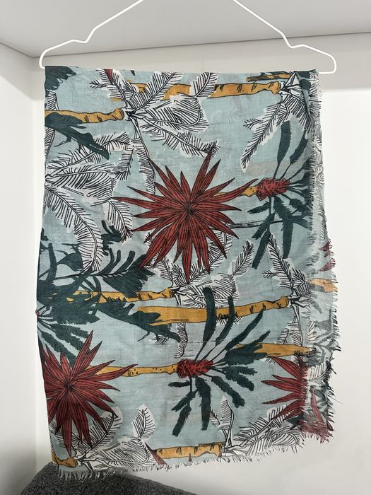 Esarfa Parfois albastra cu palmieri