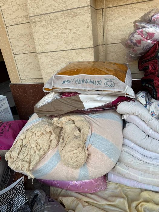 Курпа, купачалар,орттирилган тоза пахта ва одеяло