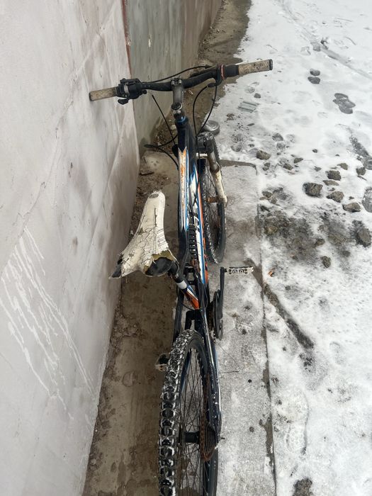 Vând MTB Full suspension-cadru robust+roti mari o poti restaura,piese