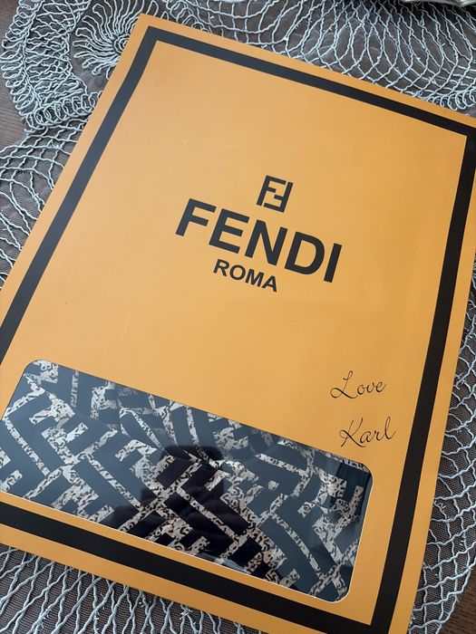 Esarfa din matase naturala, Fendi