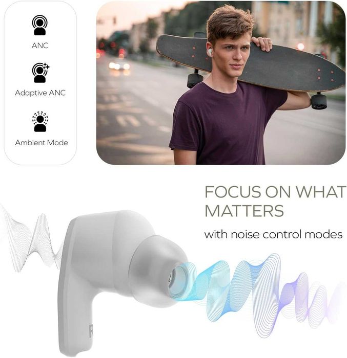 CREATIVE Zen Air SXFI леки, истински безжични, устойчиви на изпотяване