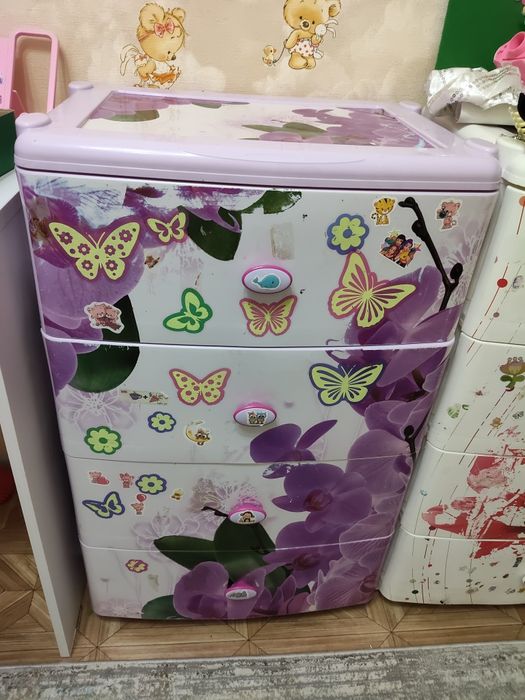 Пластиковый комод