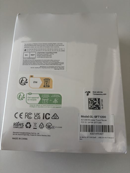 Нов рутер: Opal GL-SFT1200 travel router