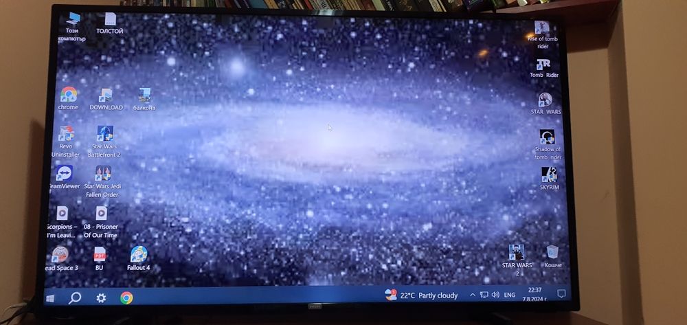 Настолен компютър Dell Presisio  T1600  + Монитор  LG