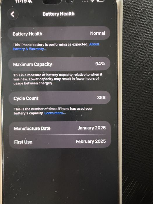 Iphone 16 pro max 256gb desert titanium