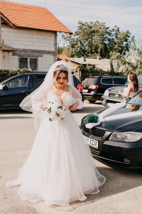 Rochie de mireasa stil printesa Noela