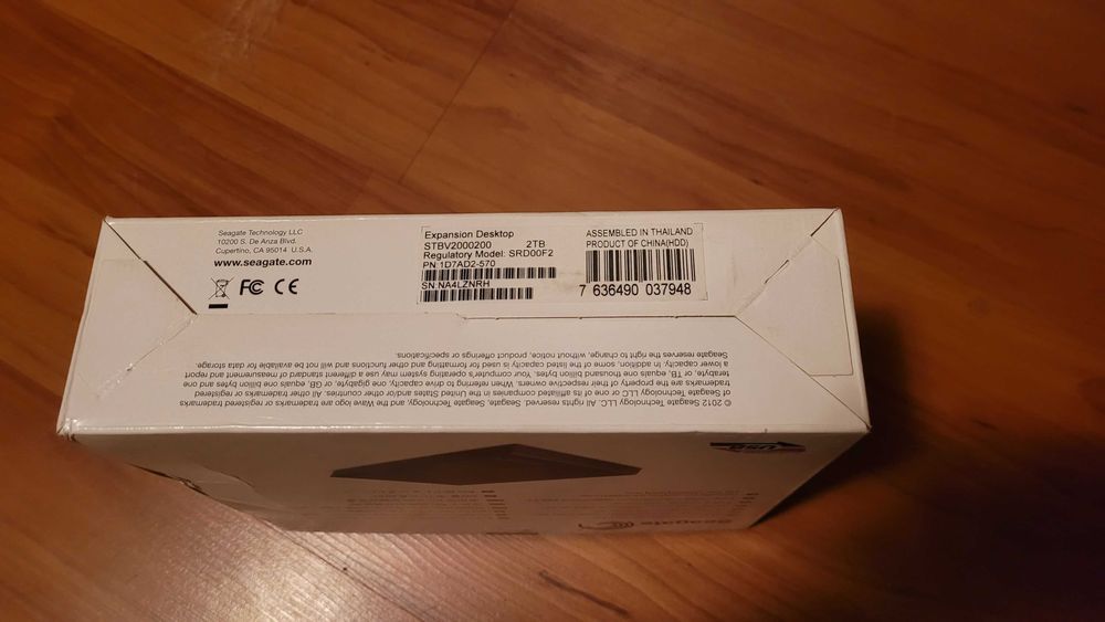 HDD extern 2TB Seagate Expansion Desktop