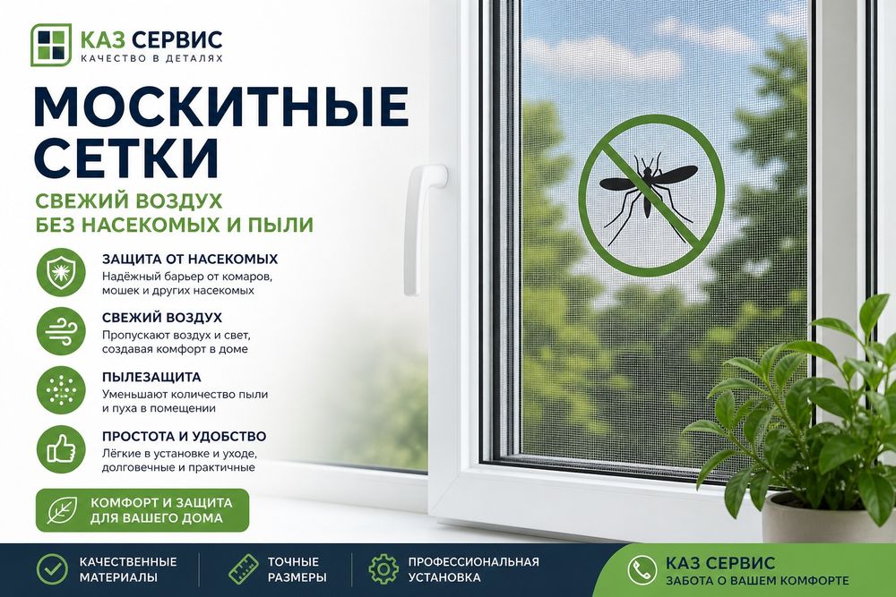 Москитные сетки от 5000 Раздвижные сетки Плиссе Сетки на окна