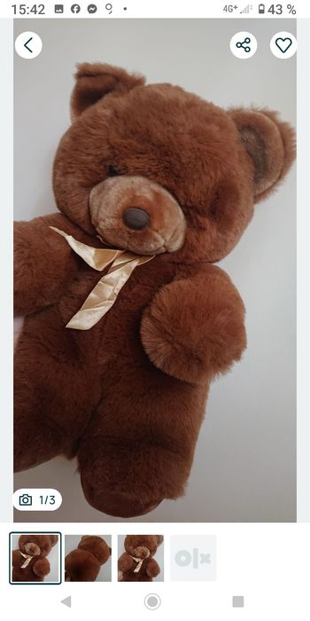 Ursuleț de pluș maro