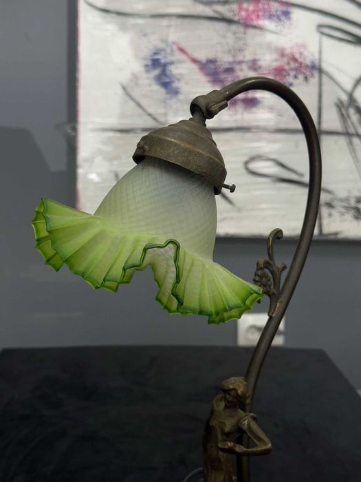 Veioza bronz și sticlă de murano