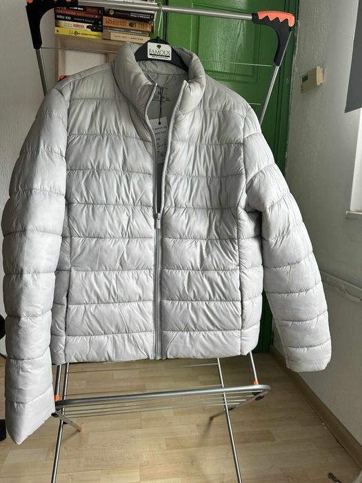 Светло сиво дамско яке