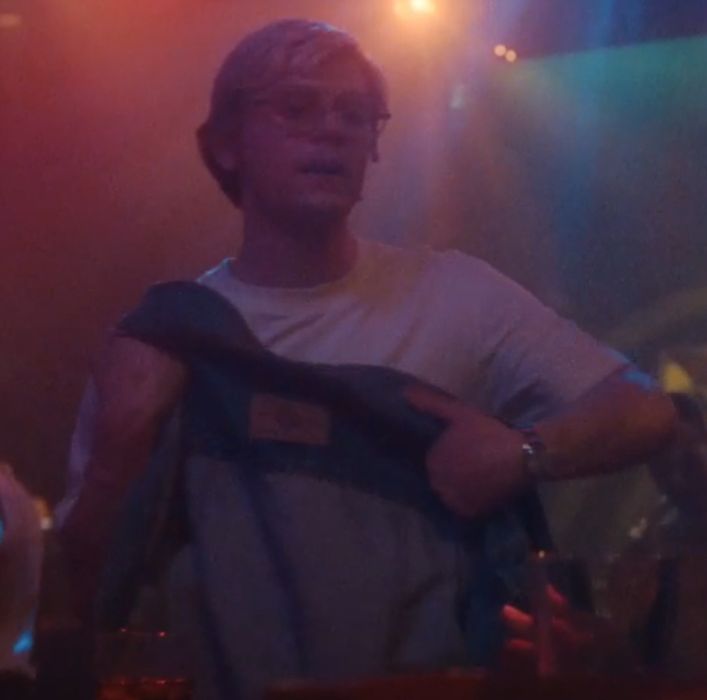 Винтажная джинсовая куртка Джеффри Дамера