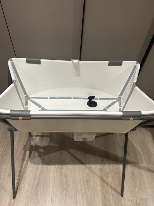Вана за къпане Stokke Flexi Bath със стойка и подложка за новородено