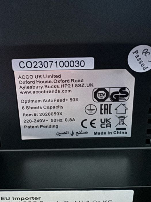 Шредер Rexel Optimum AutoFeed+ 50X