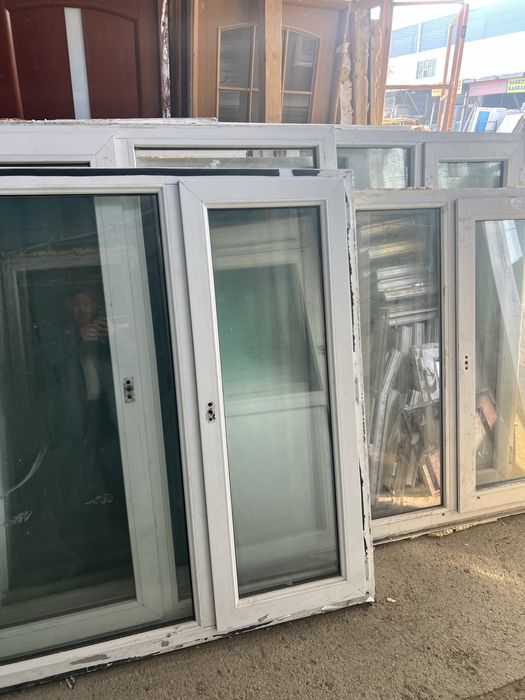 Продаю БУ окна и двери