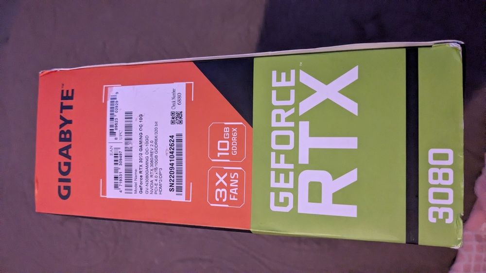 Geforce RTX 3080 10 gb