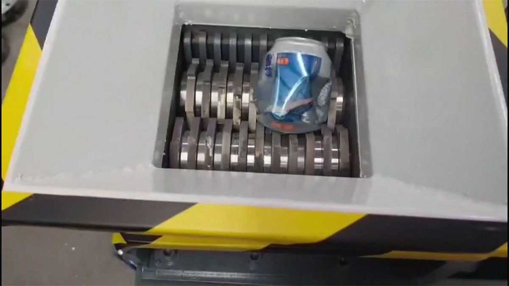 Индустриален шредер за дробене на бутилки, пластмаса и др. V180CN