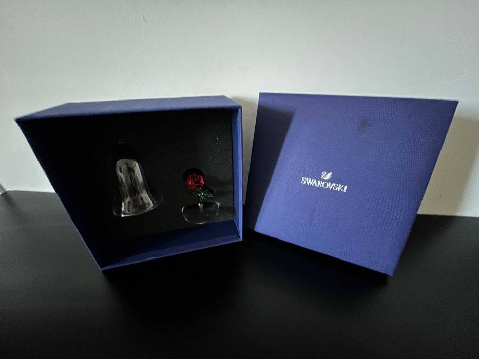 Trandafir Swarovski de cristal original – editie decorativa de colectie