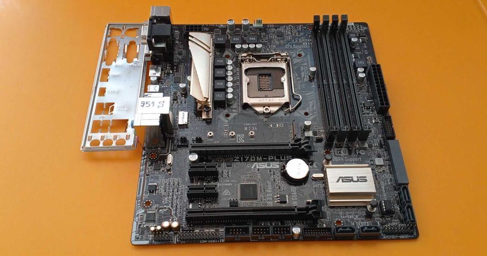 951S.Placa De Baza Asus Z170M-Plus,4xDDR4,Socket 1151,Gen6-Gen7