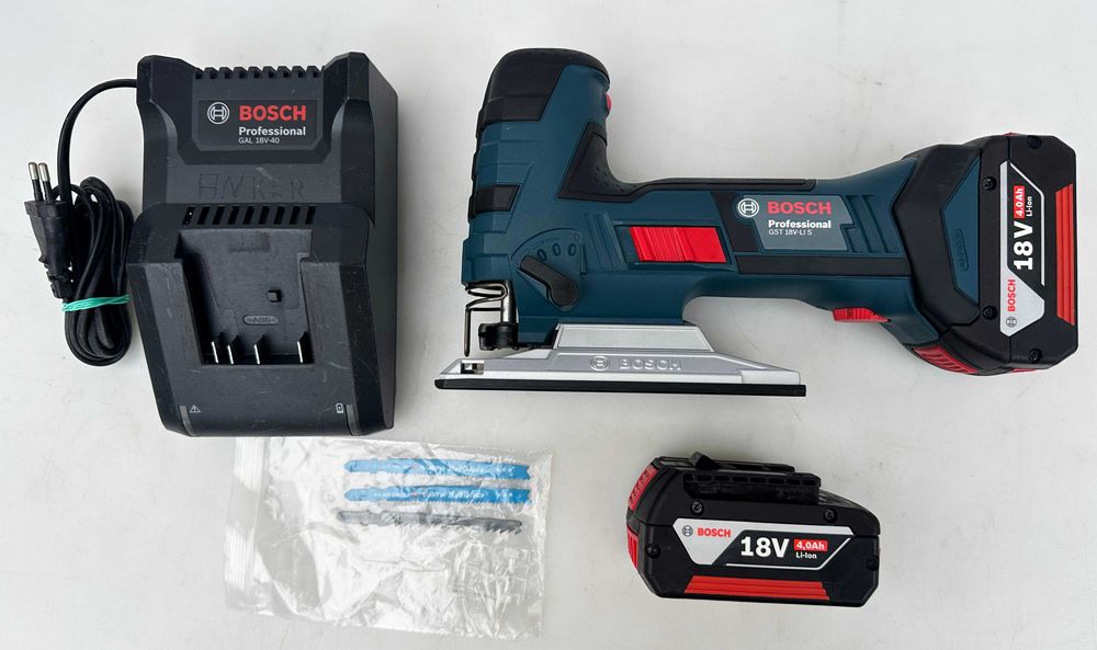 BOSCH GST 18V-Li S - Aкумулаторен прободен трион 2x18V 4.0Ah като нов!