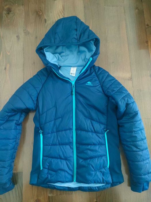 Geaca drumetie Quechua fete, marinea 8-9 ani