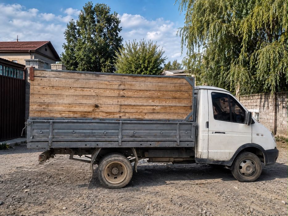 Газель грузоперевозки открытый борт 3,20 Каскелен и город