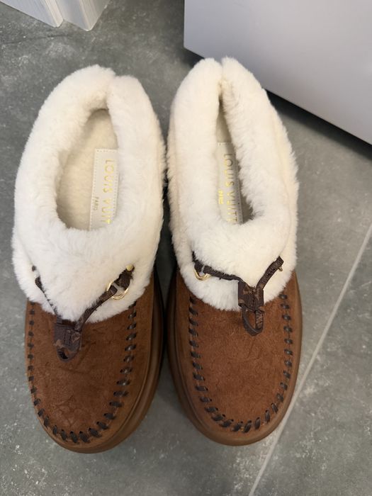 LV чехли  мокасини есен зима loafer